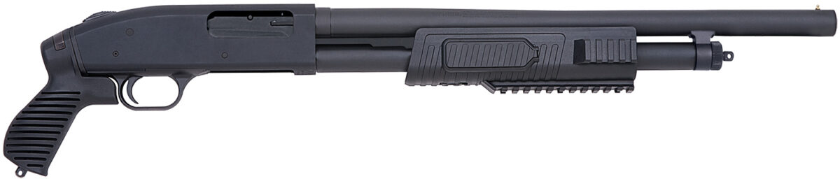 Mossberg 57340 500 JIC FLEX 12 Gauge 5+1 3" 18.50" Cylinder Bore Steel Barrel, Matte Blued Metal Finish, Synthetic Flex Pistol Grip Stock, Includes Custom Carry Case 1 90877
