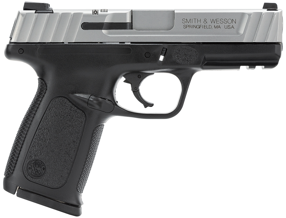 Smith & Wesson 123403 SD40 VE *CA Compliant Compact Frame 40 S&W 10+1, 4" Stainless Steel Barrel, Satin Serrated Stainless Steel Slide, Black Polymer Frame w/Picatinny Rail 1 91214