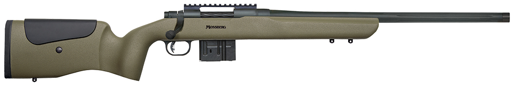 Mossberg 27697 MVP LR 308 Win,7.62x51mm NATO 20" Threaded Barrel 10+1 Blued Blued OD Green Fixed Benchrest w/Adjustable Comb Stock 1 97200