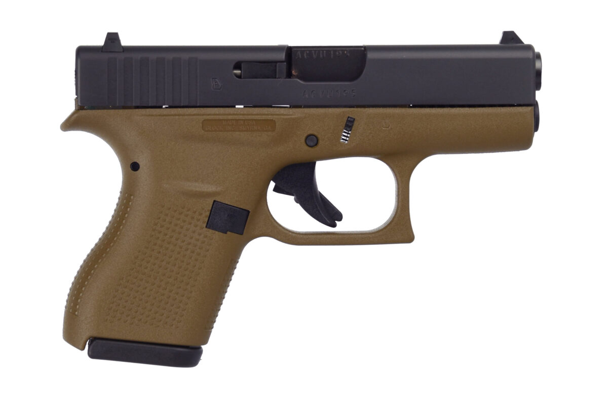 GLOCK G42 G3 FDE 380ACP 6+1 3.25" # 1 GLUI4250201DE