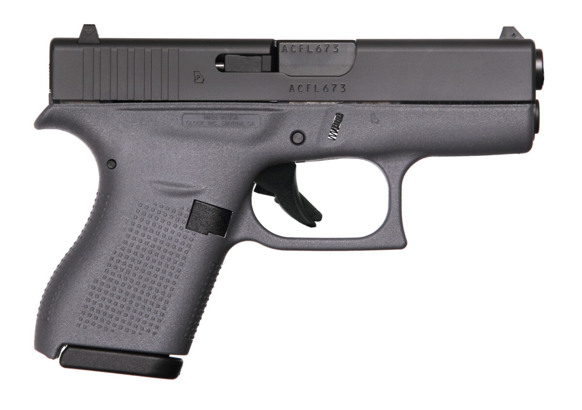 GLOCK G42 G3 GRAY 380ACP 6+1 3.25 # 1 GLUI4250201GF