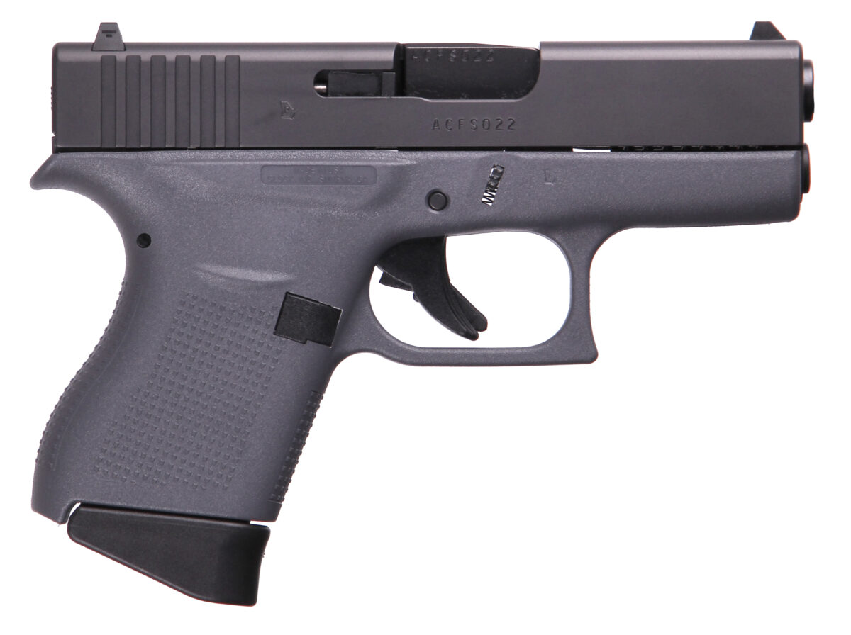 GLOCK G43 G3 GRAY 9MM 6+1 3.39" FS 1 GLUI4350201GF