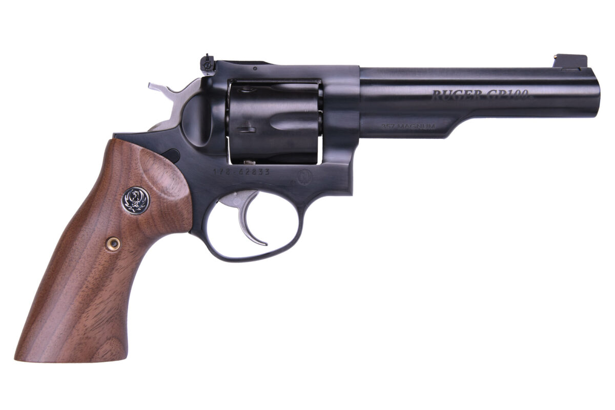 RUGER GP100 357MAG BLUE 5" HALF LUG 1 RU1768