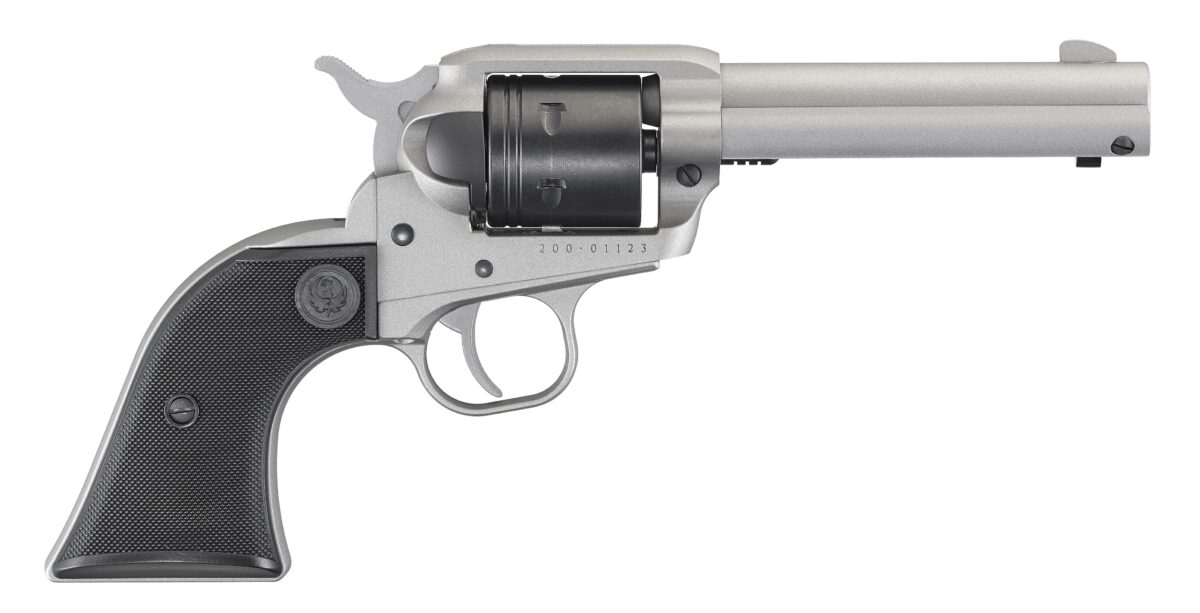 RUGER WRANGLER 22LR SLVR/SY 4.6" 6SH 1 RU2003