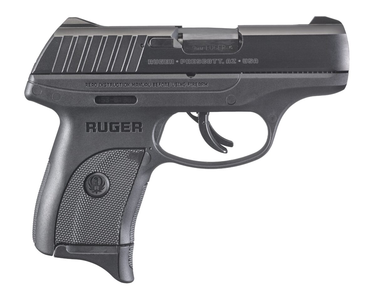 RUGER EC9S 9MM BLK/BLK 7+1 FS SAFETY 1 RU3283