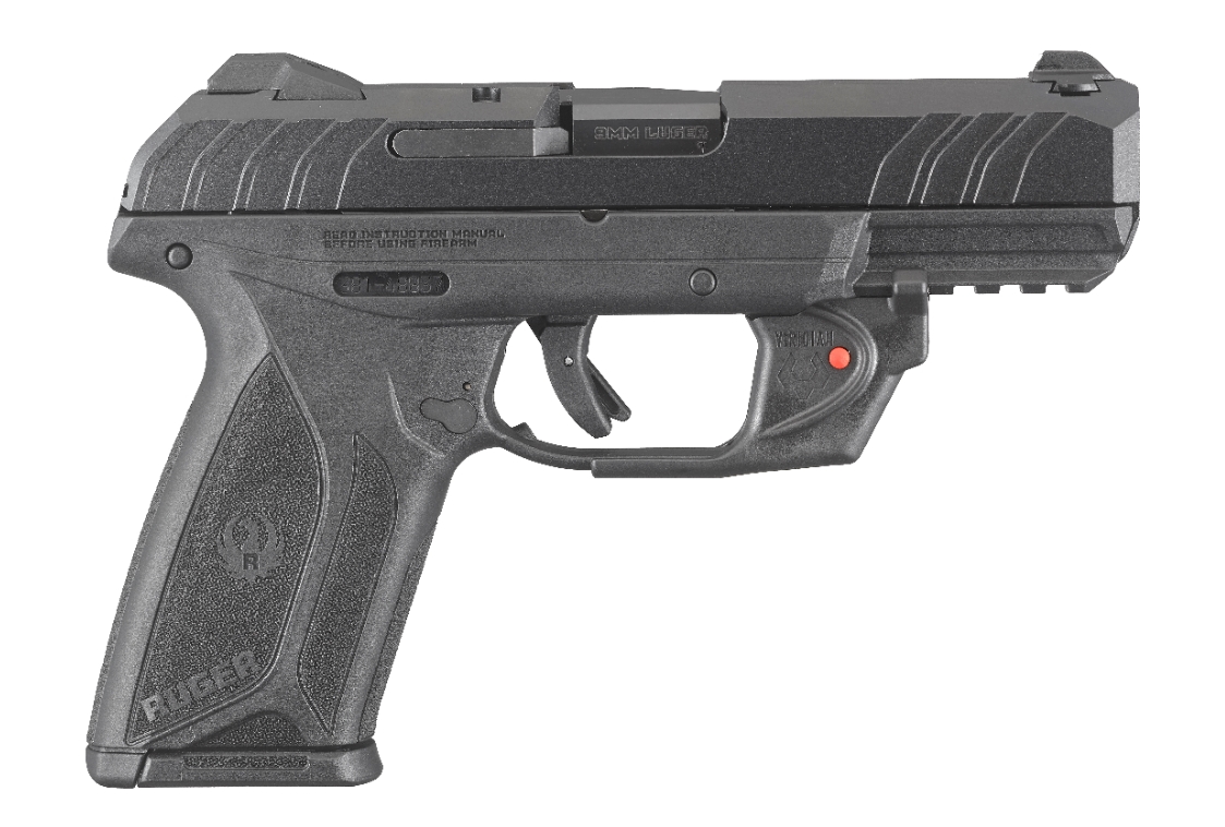 RUGER SECURITY9 9MM BK 4" 15+1 LASER 1 RU3816