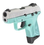 RUGER SECURITY-9 CMPT 9MM SLVR/TURQ# 2 RU3838