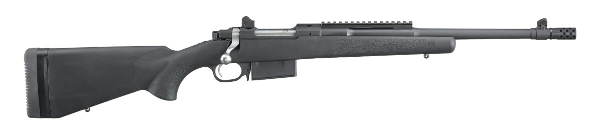 RUGER GUNSITE SCOUT 350LEG BL/SY 5+1 1 RU6841