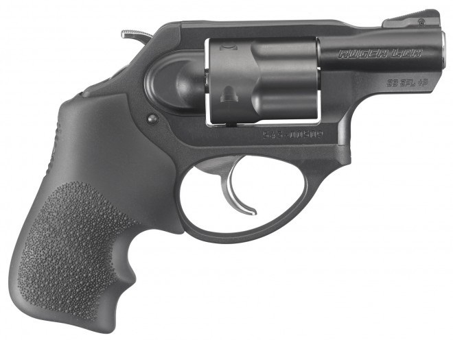 RUGER LCRX 38SPC+P BL/HOGUE 5RD 1 RULCRX