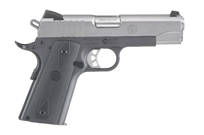 RUGER SR1911 9MM SS/ALUM 4.25" 9+1 1 RugerModel6722