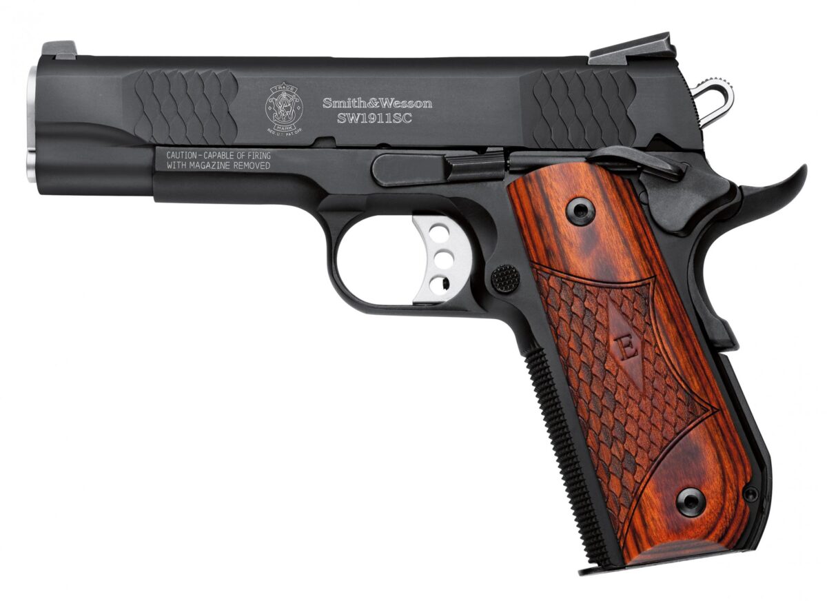 SMITH AND WESSON SW1911SC 45A 4.25" BL NS E-SER 1 SM108483