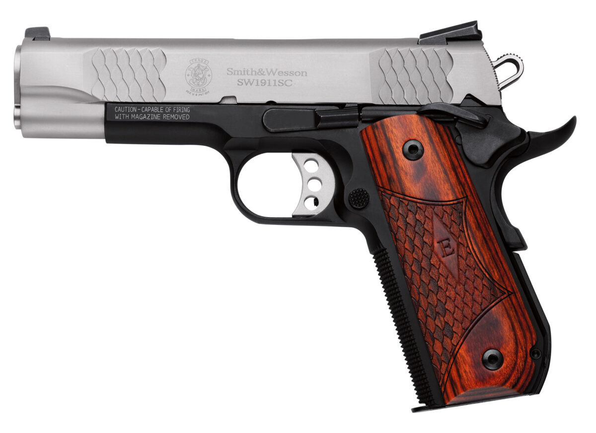 SMITH AND WESSON SW1911SC 45A 4.25" SS NS E-SER 1 SM108485