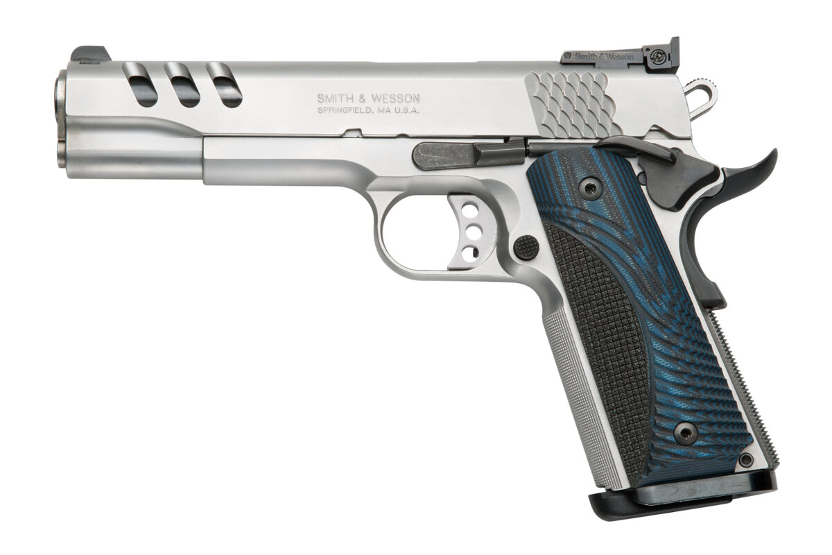 SMITH AND WESSON SW1911PC 45ACP 8+1 5" SS/G10 1 SM170343