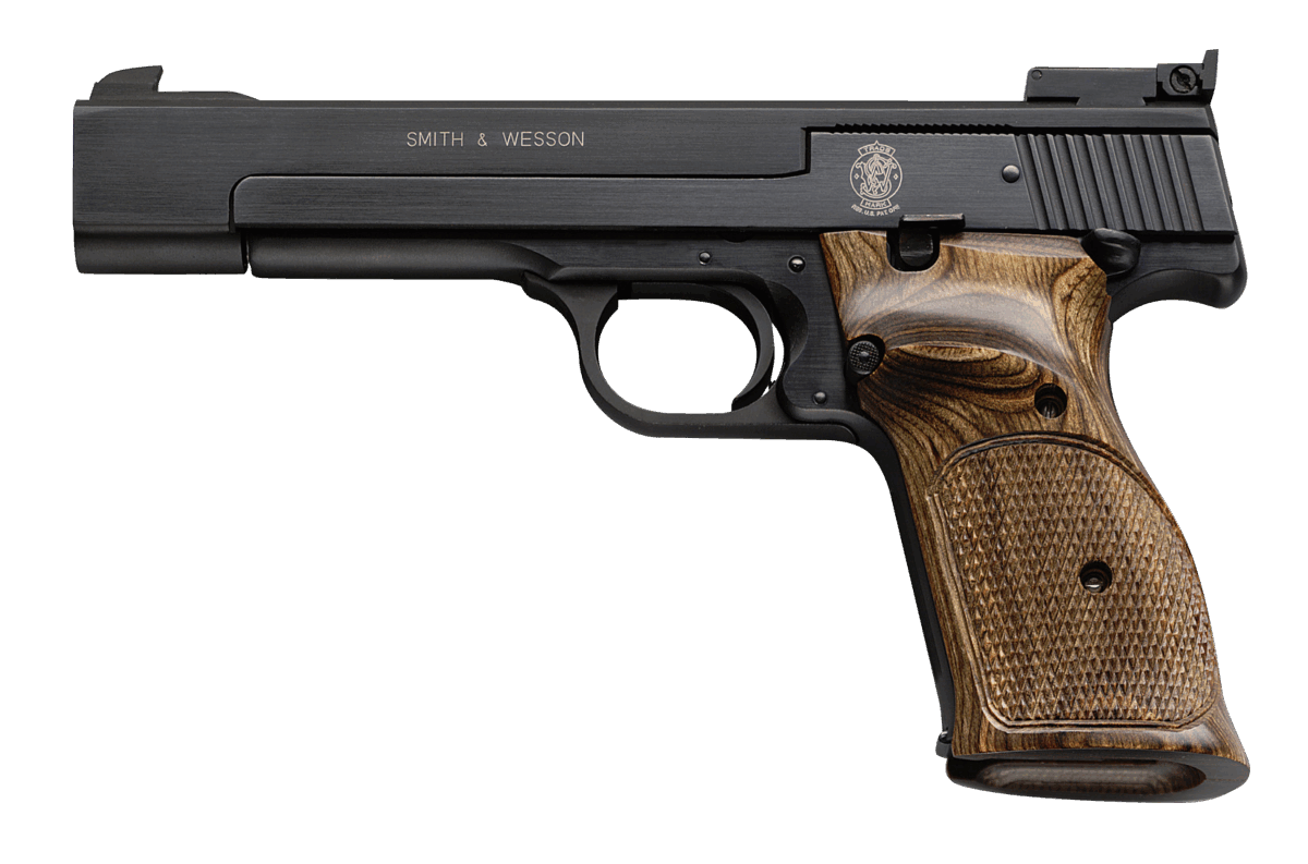 SMITH AND WESSON 41 22LR 10+1 BLUE/WOOD 5.5" AS 1 SW130511