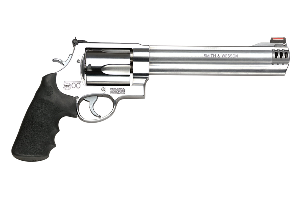 SMITH AND WESSON 500 500S&W MAG 8.38" SS HIVIZ 1 SW163501