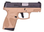 TAURUS G2S 9MM BLK/FDE 3.2" 7+1 2 TAG2ST