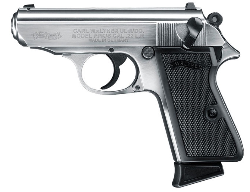 WALTHER ARMS PPK/S 22LR 10+1 NKL PLTD 3.35" 1 WA5030320