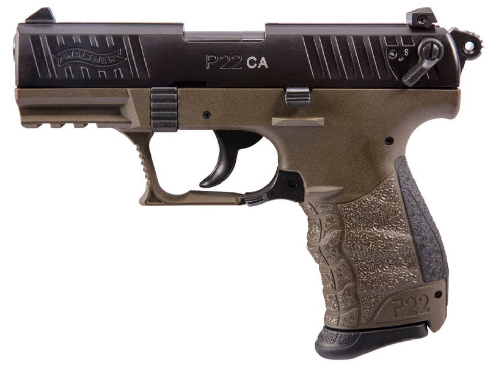 WALTHER ARMS P22 MLTRY 22LR 10+1 3.4" OD CA 1 WA5120338