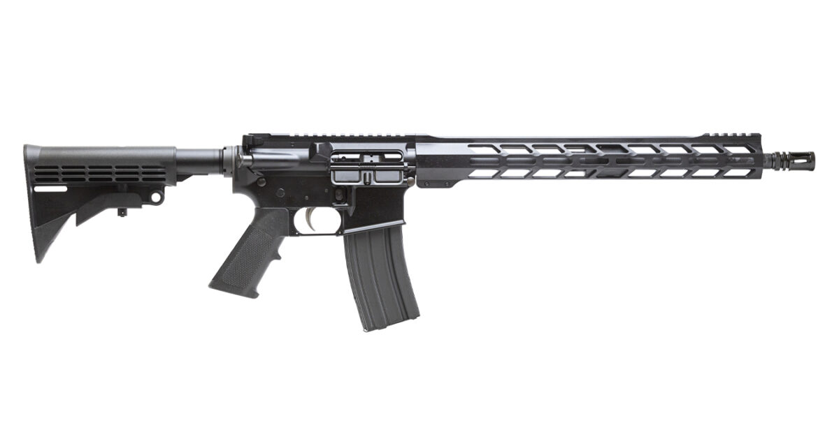 ANDERSON AM-15 AR Rifle - Black | 5.56NATO | 16" Barrel | A2 Grip | 30rd mag 1 a027