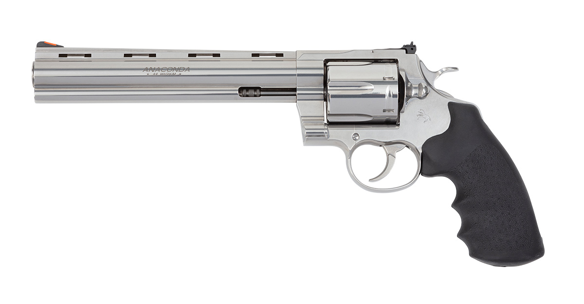 COLT ANACONDA 44MAG SS 8" 6RD AS 1 anacondasp8trsflatlayleft12e42