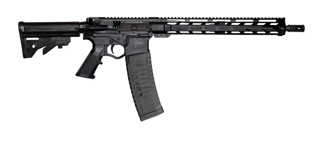 ATI OMNI HYBRID MAXX AR Rifle - Black | 5.56 NATO | 16" Barrel | 15" M-LOK Rail | 60rd 1 atigomx556qd1560