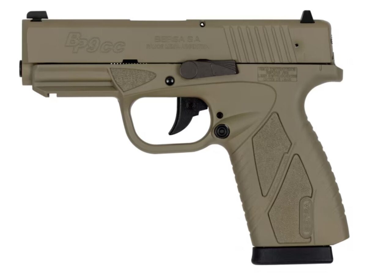 Bersa BPCC Pistol - Flat Dark Earth | 9mm | 3.3" Barrel | 8rd 1 bp9fdecc