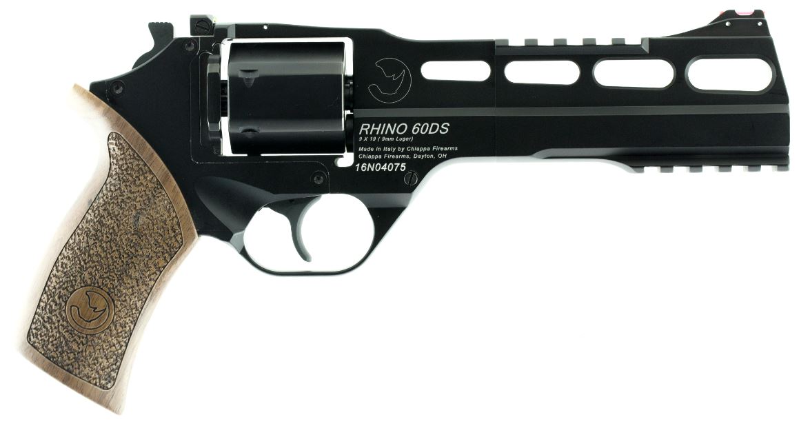 CHIAPPA FIREARMS RHINO 60DS 9MM 6" BLK ADJ 1 ci340.167