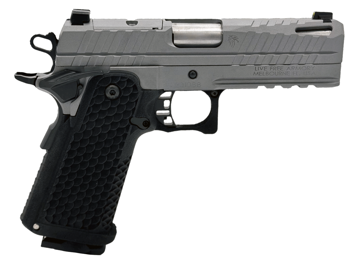 LFA Apollo 11 Compact Pistol - 9mm | Grey | 4.1" | 1x17rd Mag 1 compact apollo right grey