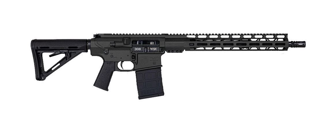 Diamondback DB10 AR Rifle - Black | .308 WIN | 16" Barrel | 15" M-LOK Rail | Magpul Grip | A2 Flash Hider 1 db10