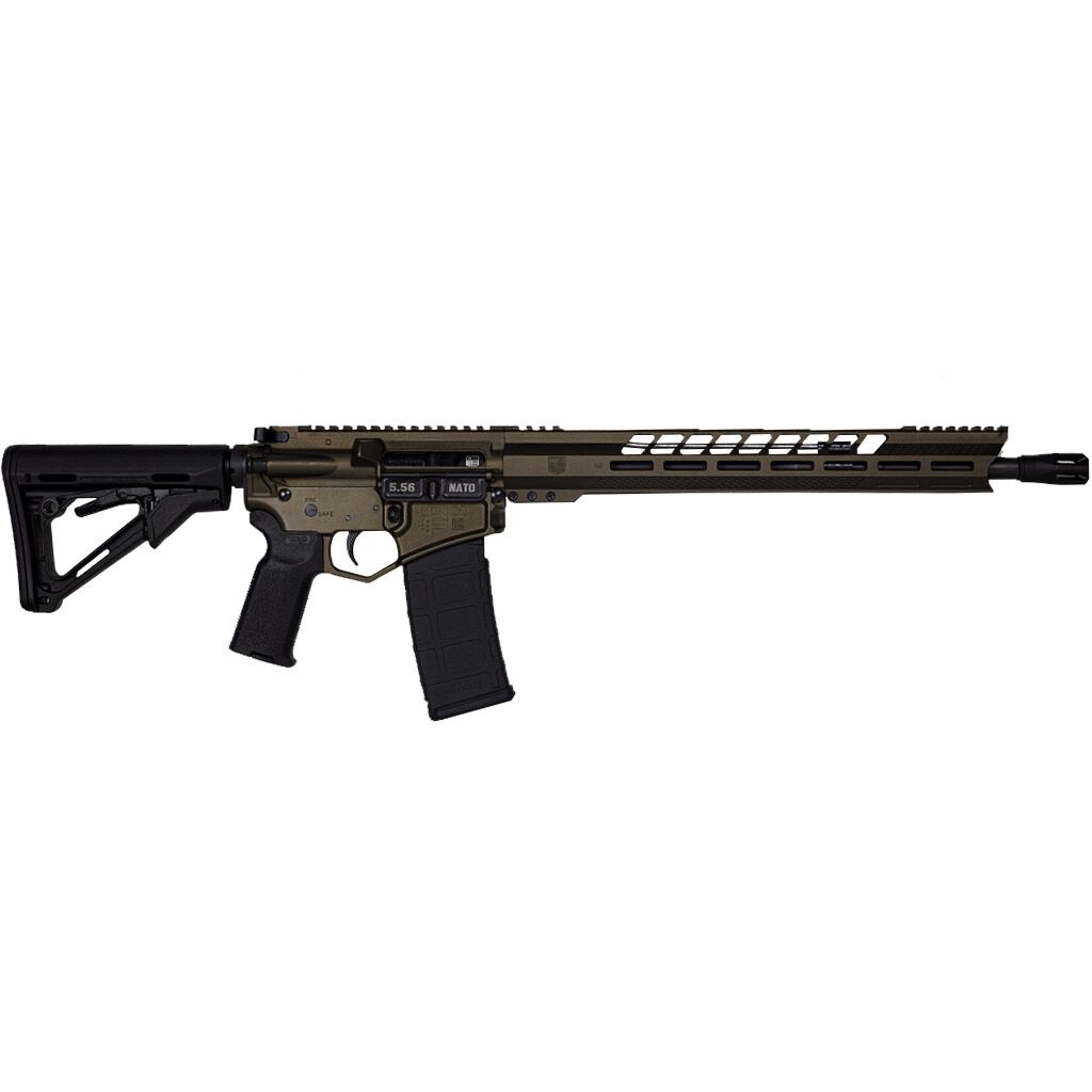 DIAMONDBACK FIREARMS DB15BG 5.56MM BRZ 16" V RAIL 1 db15bgmb4447