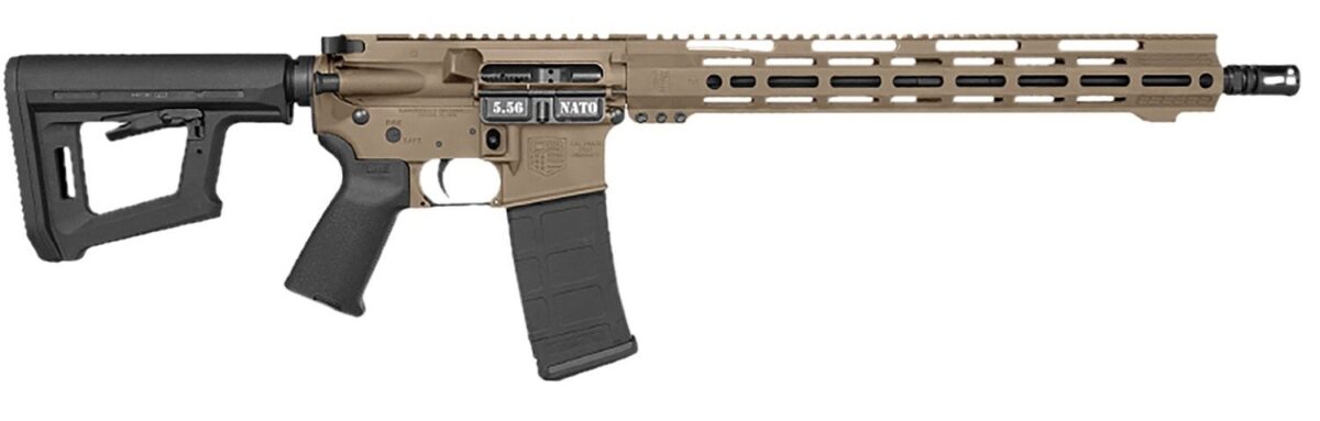 DIAMONDBACK FIREARMS DB15 5.56 FDE 16" M-LOK 15" # 1 db171718k061b7b0