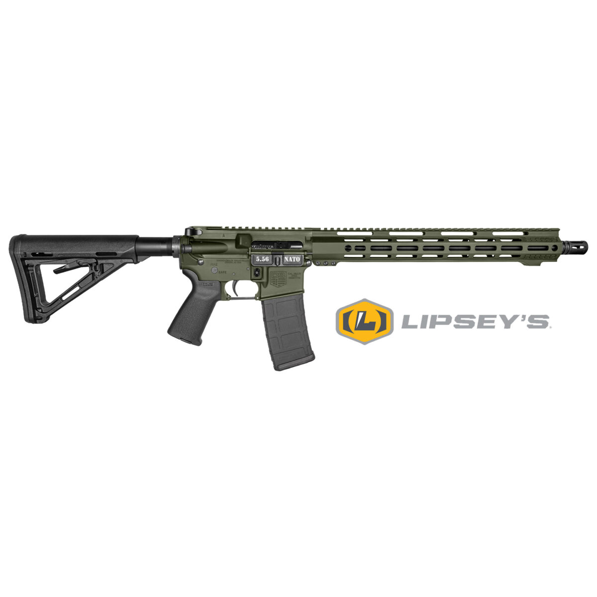DIAMONDBACK FIREARMS DB15 5.56MM 16" ODG 15" MLOK 1 db171bk10303b5