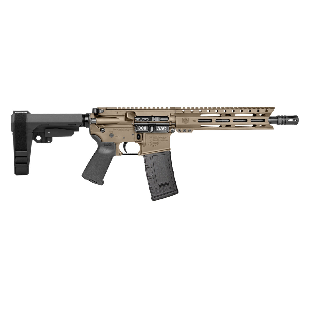 DIAMONDBACK FIREARMS DB-15 PIST 300BLK FDE 10" SBA3 1 db1916b061539f