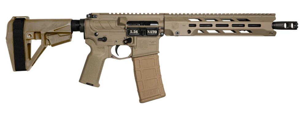 DIAMONDBACK FIREARMS DB15O 5.56MM FDE 11.5" BRACE 1 db1984k0612bd1