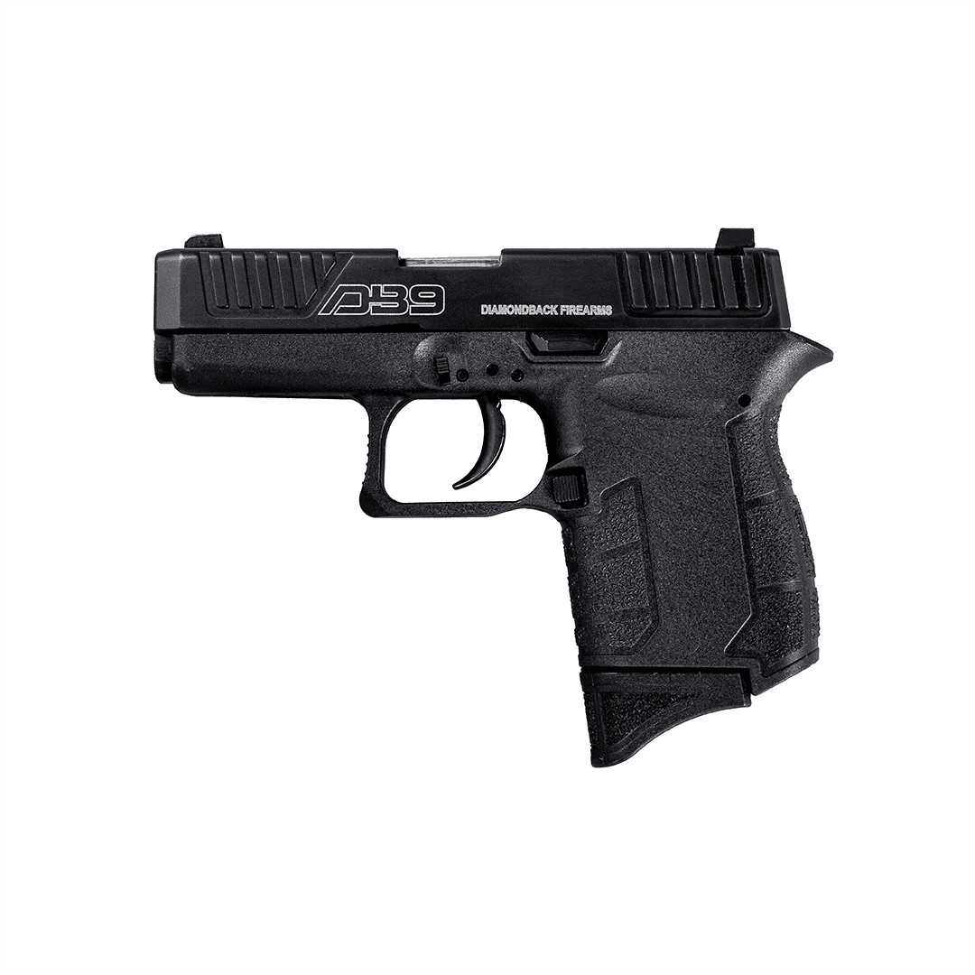 Diamondback DB9 Compact Pistol - Black | 9mm | 3" Barrel 1 db9 black slide