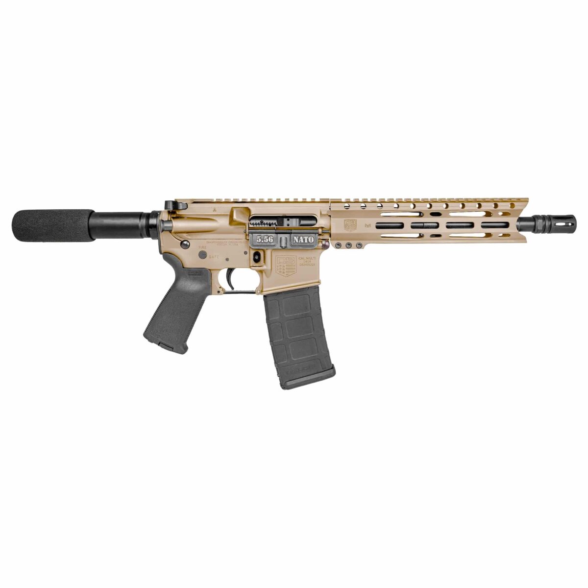 DIAMONDBACK FIREARMS DB-15 PIST 5.56MM FDE 10" 1 fdediamondback3b08