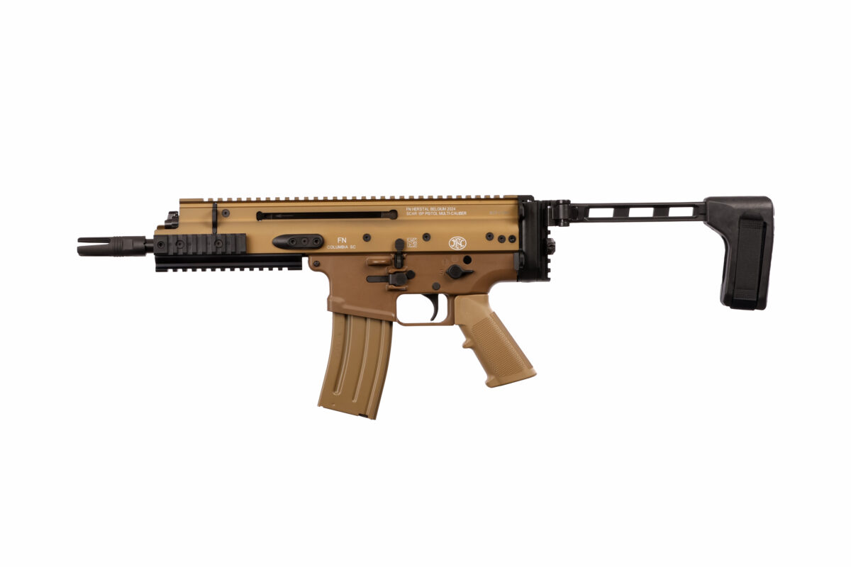 FN SCAR 15P 5.56MM FDE 7.5" BRACE 1 fn38101883left91e1