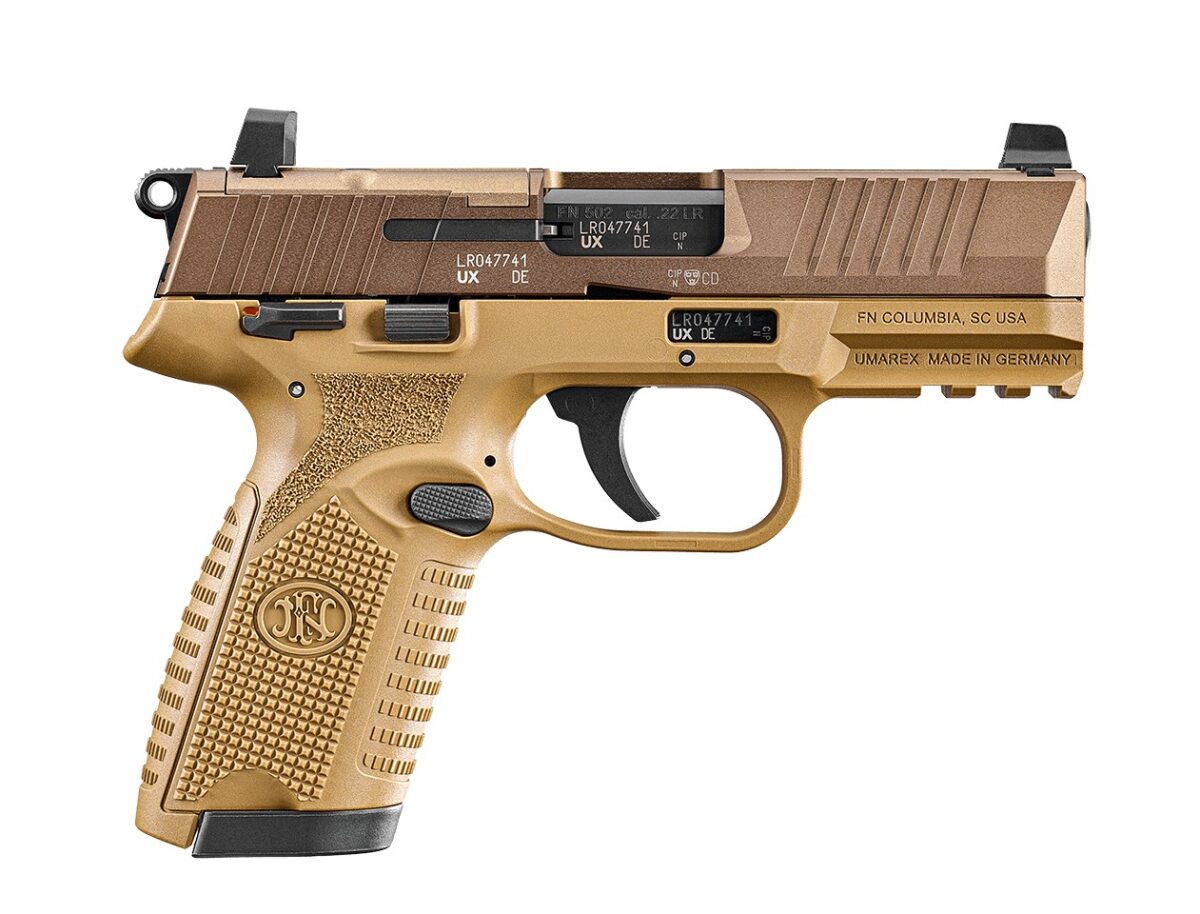 FN 502 MRD 22LR FDE 10+1 1 fn6610101293a6