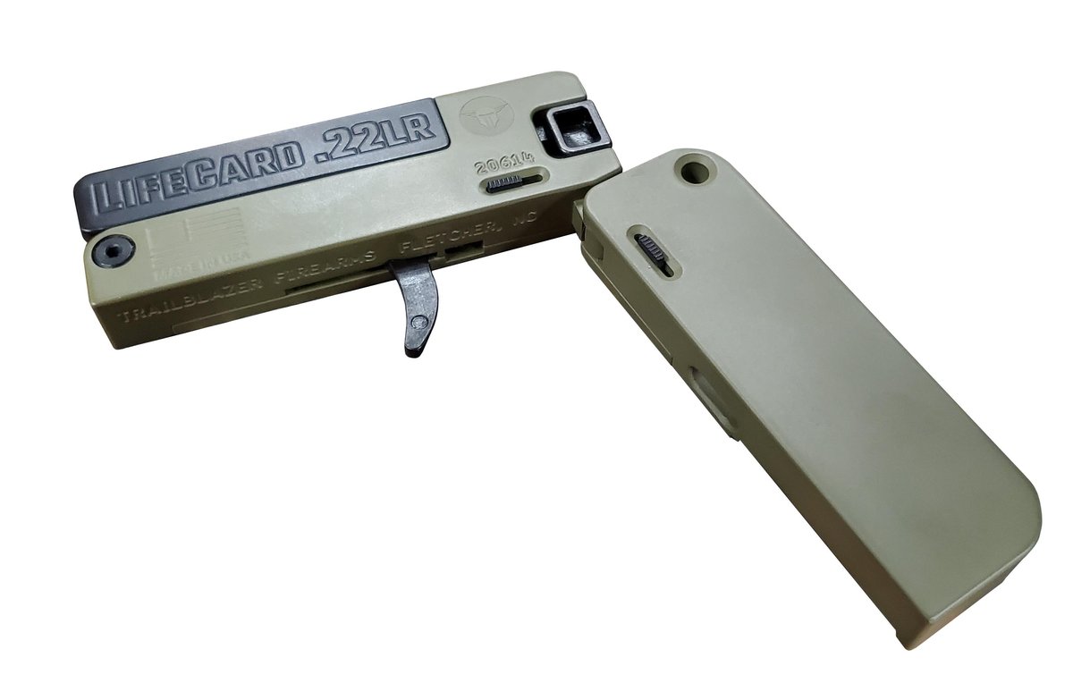 Trailblazer Firearms LifeCard .22 LR Single Action Handgun Bazooka Green 1 https3A2F2Fmedia.chattanoogashooting.com2Fimages2Fproduct2FBLLC1NBG2FBLLC1NBG2520252812529