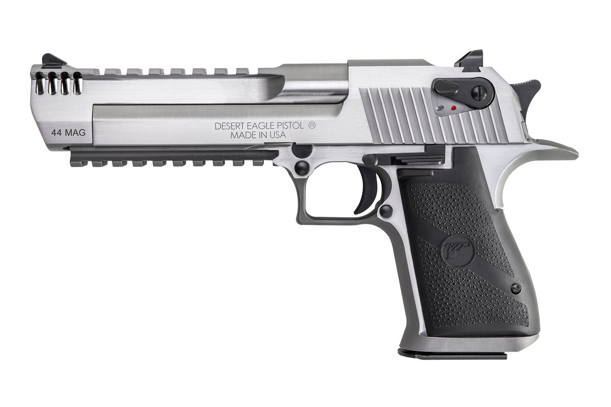 DESERT EAGLE .44 MAG MARK XIX 6" SS INTEGRAL MUZZLE BRAKE BLK APPT 1 https3A2F2Fmedia.chattanoogashooting.com2Fimages2Fproduct2FDXDE44SRMB2FDE44SRMB L