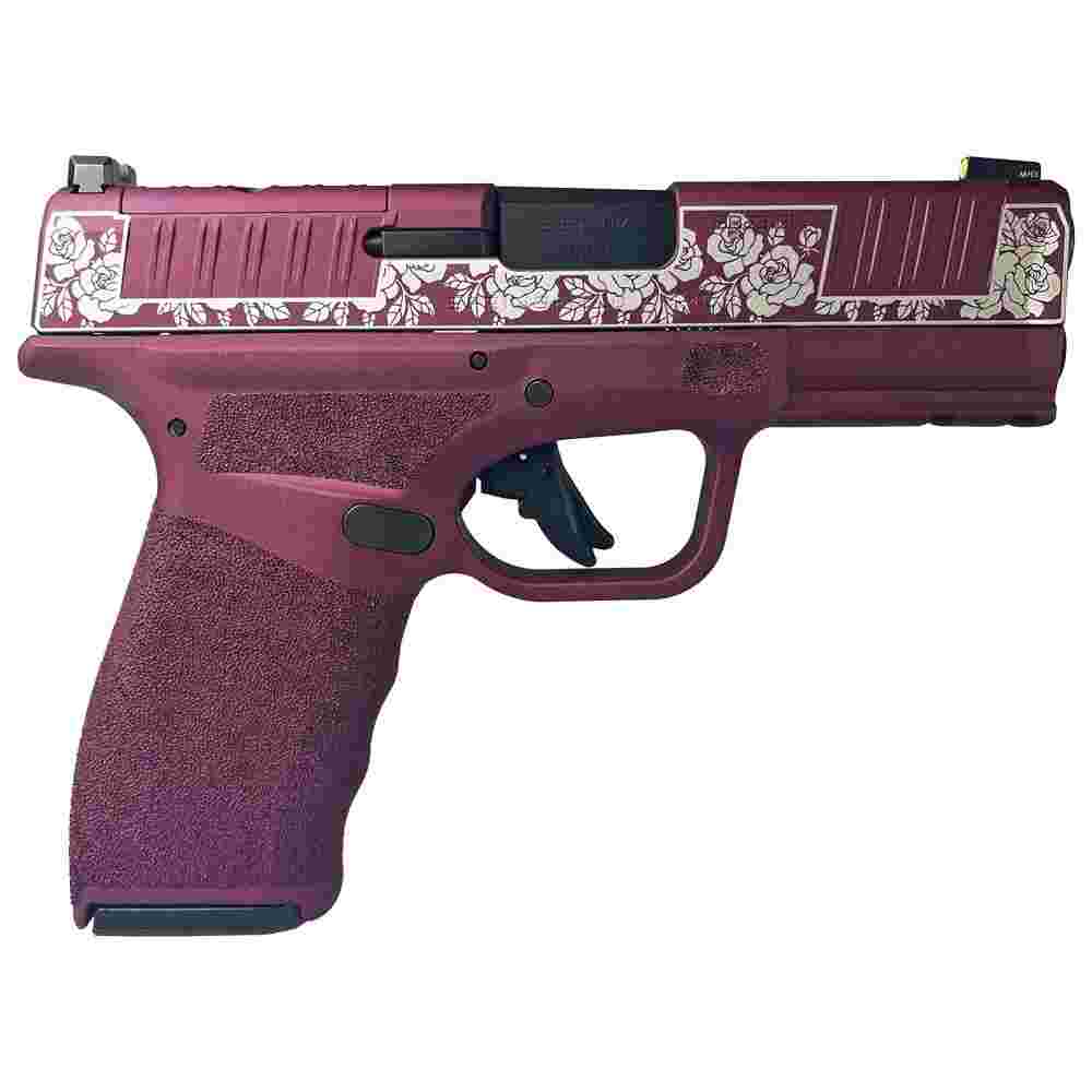 Springfield "Distressed Black Cherry & Roses" Hellcat Pro Handgun 9mm Luger 15rd Magazines(2) 3.7" Barrel 1 https3A2F2Fmedia.chattanoogashooting.com2Fimages2Fproduct2FFKHCP9379BOSPBCDR2FFKHCP9379BOSPBCDR 1