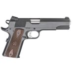 Springfield Armory 1911 Garrison Engraver Handgun .45 Auto 7rd Magazine 5" Barrel Silver with Wood Grips 2 https3A2F2Fmedia.chattanoogashooting.com2Fimages2Fproduct2FFKPX9420EM2FPX9420EM