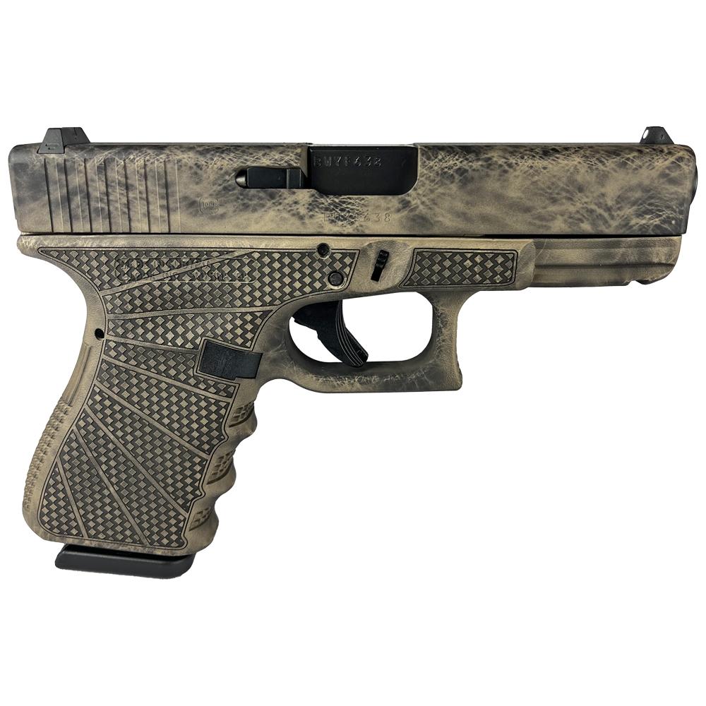 Glock 19 Gen 3 Custom "Marble Stipple Frame" Handgun 9mm Luger 15rd Magazines (2) 4" Barrel Austria 1 https3A2F2Fmedia.chattanoogashooting.com2Fimages2Fproduct2FGLPI19502MBSF2FGLPI19502MBSF 1