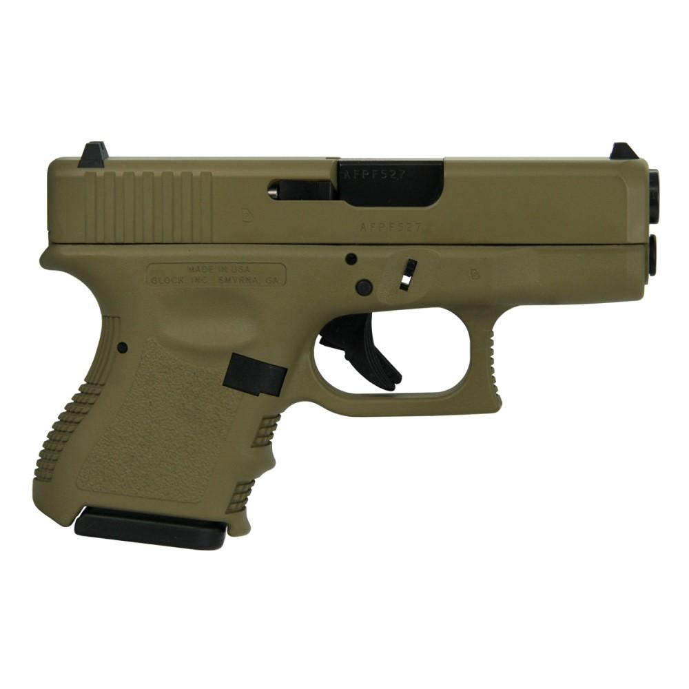 Glock 26 Gen 3 Custom "FDE" Handgun 9mm Luger 10/rd Magazines (2) 3.43" Barrel Austria 1 https3A2F2Fmedia.chattanoogashooting.com2Fimages2Fproduct2FGLPI26502FDE2FGLPI26502FDE 2 3