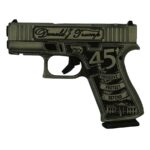 Glock 43x MOS Custom "Trump 2024 Crushed Silver Distressed" Subcompact Handgun 9mm Luger 10rd Magazines (2) 3.41" Barrel Black 5.5lb Trigger Front Rail Austria 2 https3A2F2Fmedia.chattanoogashooting.com2Fimages2Fproduct2FGLPX4350201FRMOST242Fglock 43xmos fxd 5 0003 left