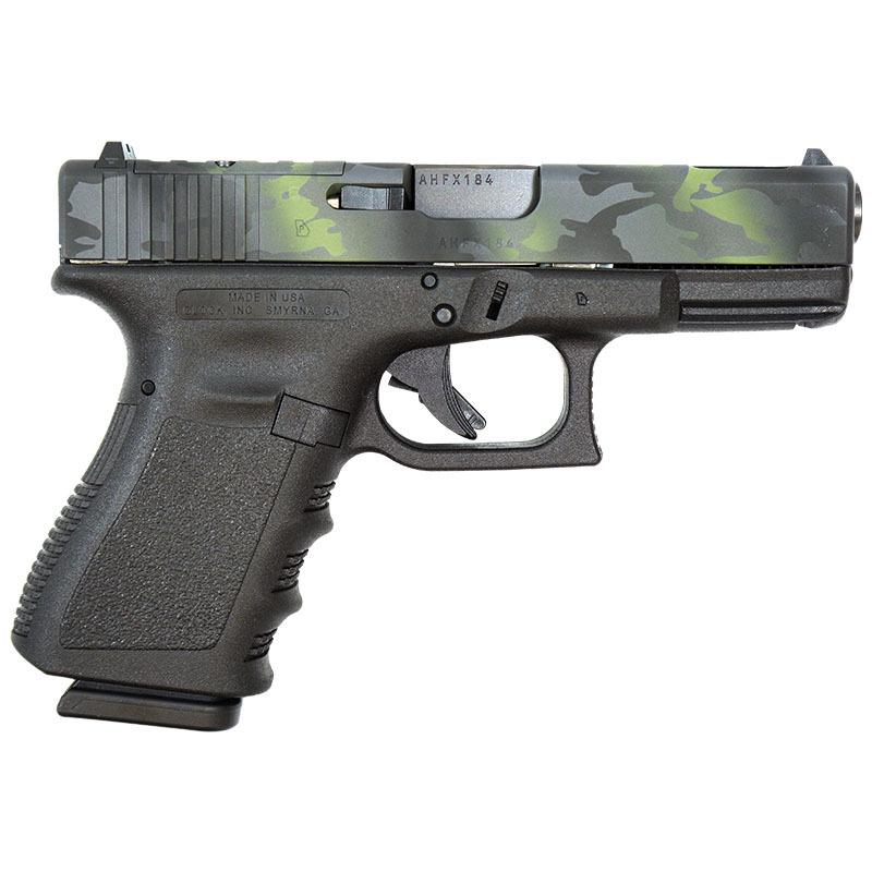 Glock 19 Gen 3 Custom "Multicam" Compact Handgun 9mm Luger 15rd Magazines (2) 4.02" Barrel Black USA 1 https3A2F2Fmedia.chattanoogashooting.com2Fimages2Fproduct2FGLUI195020319MC2Fcustom glock 19 gen 3 multicam compact handgun 9mm luger 15 rd magazines 2 4in barrel black usa glui195020319mc4