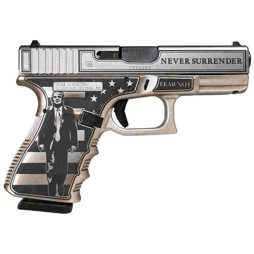 Glock 19 Gen 3 Custom "Trump Fight" Handgun 9mm Luger 15rd Magazines (2) 4" Barrel USA 1 https3A2F2Fmedia.chattanoogashooting.com2Fimages2Fproduct2FGLUI1950203TF192FGLPI1950203TF19 1