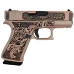 Glock 43X "Glock & Roses II" Handgun 9mm Luger 10rd Magazines(2) 3.4" Barrel Accessory Rail USA Made 2 https3A2F2Fmedia.chattanoogashooting.com2Fimages2Fproduct2FGLUX4350201FRGRII2FGLUX4350201FRGRII 1