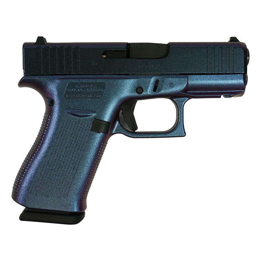 Glock 43X Mongoose Purple Handgun 9mm Luger 10rd Magazines(2) 3.4" Barrel Accessory Rail USA Made 1 https3A2F2Fmedia.chattanoogashooting.com2Fimages2Fproduct2FGLUX4350201FRMG2FUntitled 1.psd 0005 Right