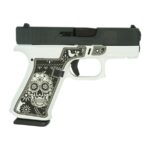 Glock 43X "Sugar Skull" Black & White Handgun 9mm Luger 10rd Magazines(2) 3.4" Barrel Accessory Rail USA Made 2 https3A2F2Fmedia.chattanoogashooting.com2Fimages2Fproduct2FGLUX4350201FRSSWB2Fglock 43x fs 9mm w front rails usa sugar skull black white glux4350201frsswb 0003 Layer25203
